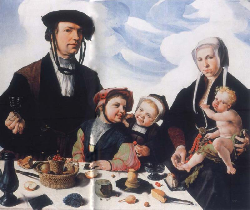 Maerten van heemskerck Art collections national the Haarlemer patrician Pieter Jan Foppeszoon with its family Germany oil painting art